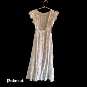 Sundresse Elegant White Eyelet Dress